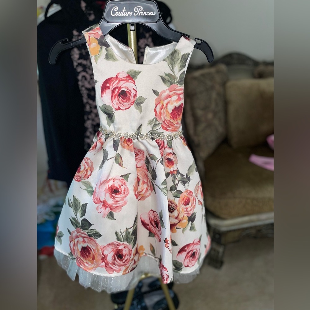 Couture Princess Easter/ flower girl / party dress